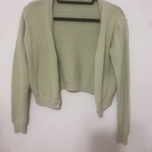 Women's Cream Cardigan Sweater